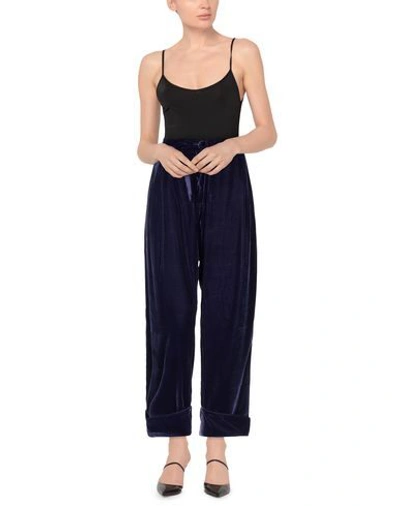 Shop Actualee Casual Pants In Purple
