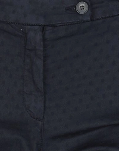 Shop Via Masini 80 Casual Pants In Dark Blue