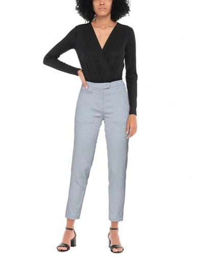 Dondup Woman Pants Light Grey Size 31 Cotton, Viscose, Elastane In Grey