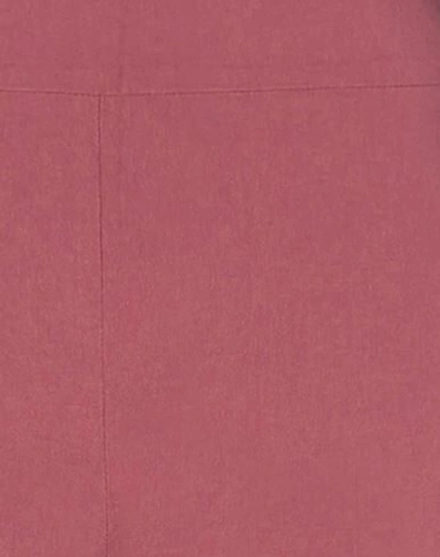 Shop Avenue Montaigne Woman Cropped Pants Garnet Size 4 Viscose, Polyamide, Elastane In Red