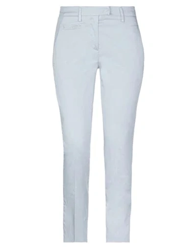 Shop Dondup Woman Pants Light Grey Size 27 Cotton, Elastane