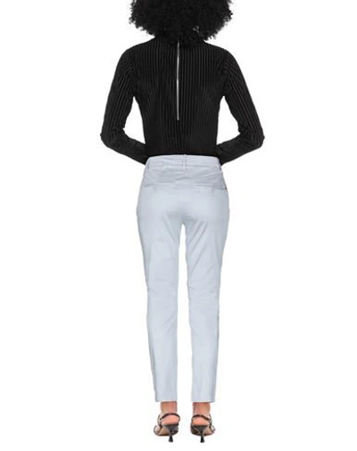 Shop Dondup Woman Pants Light Grey Size 27 Cotton, Elastane