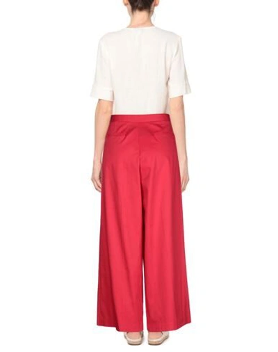 Shop Alberta Tanzini Pants In Red