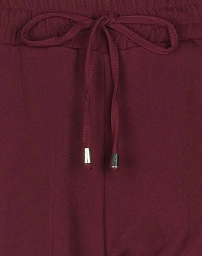 Shop Même Road Pants In Maroon