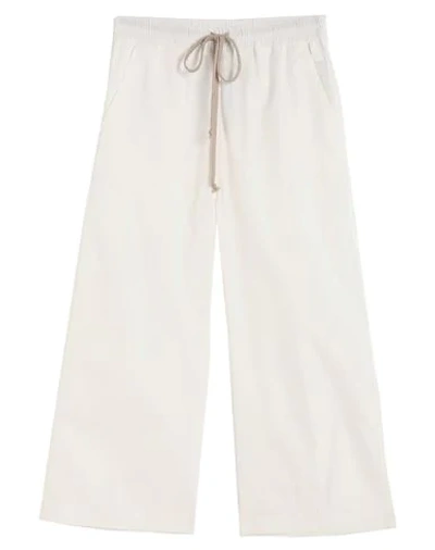 Shop Rick Owens Drkshdw Pants In White