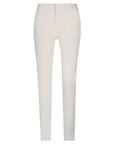 Shop Vdp Collection Woman Pants Beige Size 10 Viscose, Polyamide, Elastane