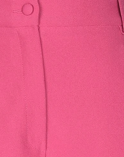 Hebe Studio Pink Cady Trousers In Rubino