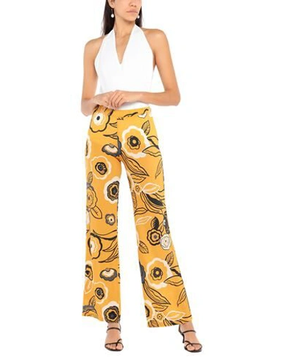 Alpha Studio Pants In Yellow