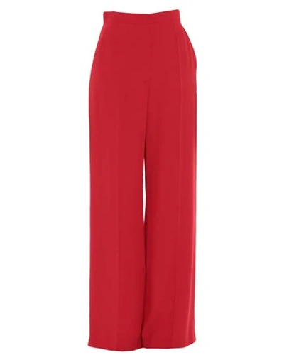 Shop Alberta Ferretti Pants In Red