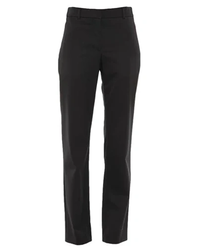 Shop Burberry Woman Pants Black Size 4 Wool, Elastane