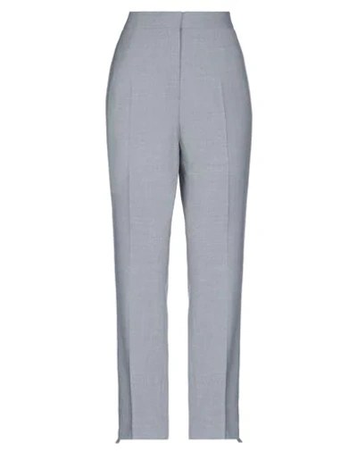 Shop Burberry Woman Pants Grey Size 8 Wool