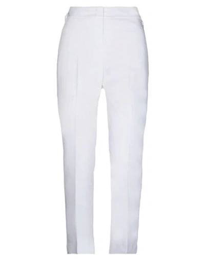 Shop Pennyblack Woman Pants White Size 12 Cotton, Elastane