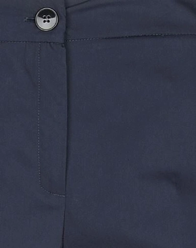 Shop Emme By Marella Woman Pants Midnight Blue Size 4 Cotton, Polyamide, Elastane In Dark Blue