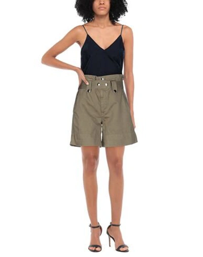 Shop Overlover Shorts & Bermuda Shorts In Military Green