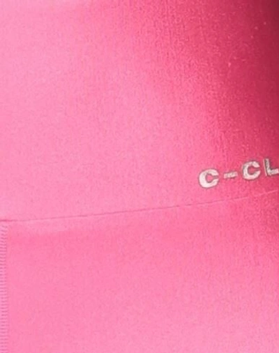 Shop C-clique Woman Leggings Fuchsia Size S Polyamide, Elastane In Pink