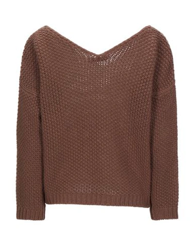 Shop Agnese X Agnese Sweater In Brown