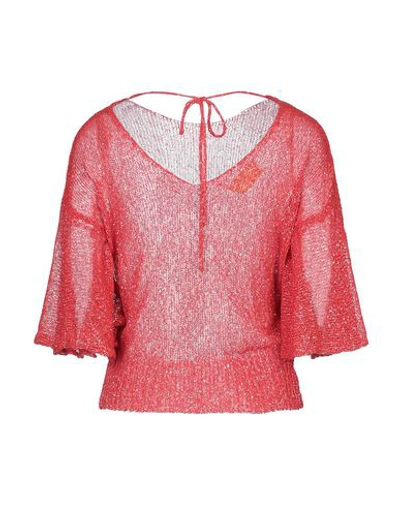 Kaos Jeans Sweaters In Red