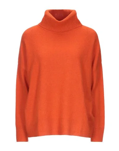 Shop Absolut Cashmere Turtlenecks In Orange