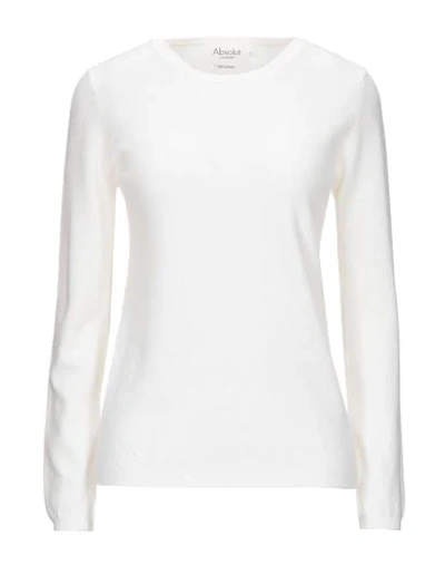 Shop Absolut Cashmere Cashmere Blend In Ivory