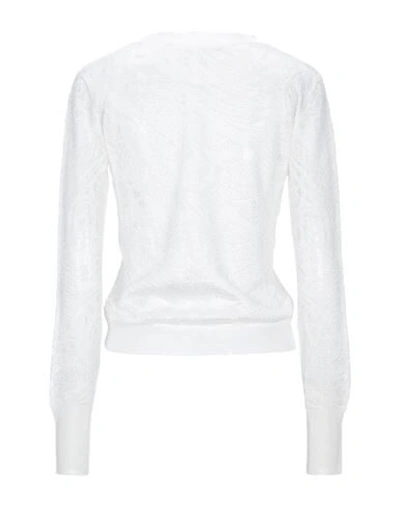 Alberta Ferretti Sweaters In White
