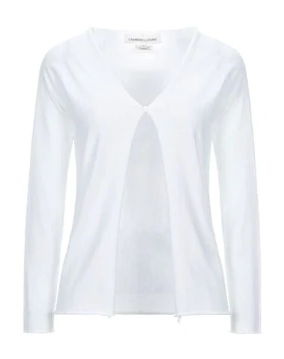Shop Lamberto Losani Cardigans In White