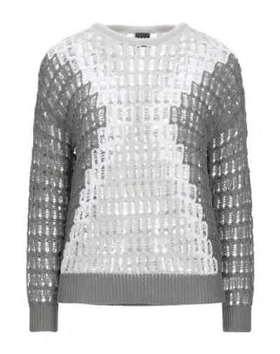 Shop Lorena Antoniazzi Sweaters In Light Grey