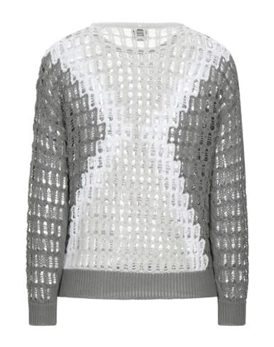 Shop Lorena Antoniazzi Sweaters In Light Grey