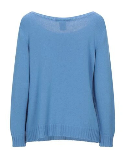 Shop La Fileria Sweaters In Slate Blue
