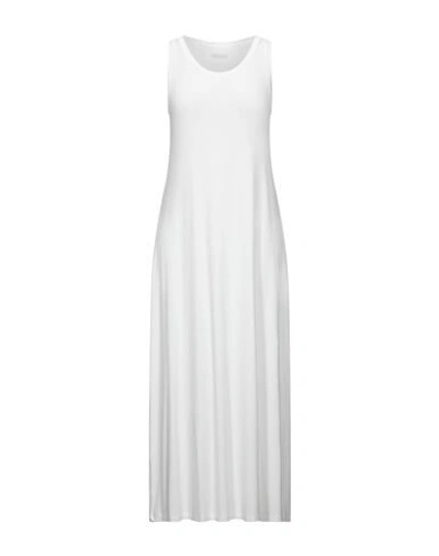 Shop Archivio B 3/4 Length Dresses In White