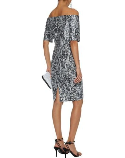 Shop J Mendel Knee-length Dresses In Grey