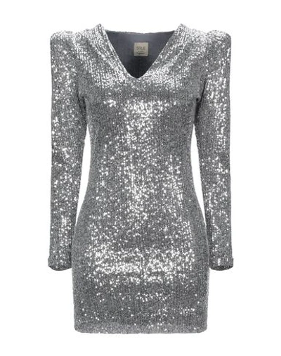 Shop 5rue Woman Mini Dress Silver Size M Polyester