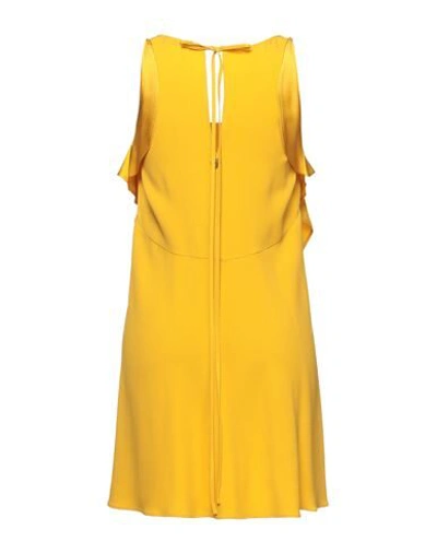Twinset Short Dresses In Yellow