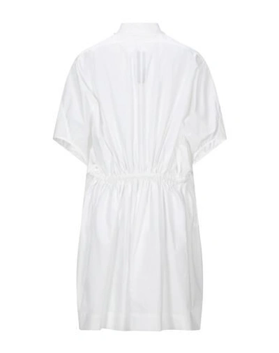 Rick Owens Short Dresses In White
