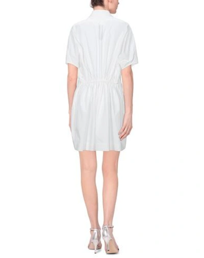 Rick Owens Short Dresses In White