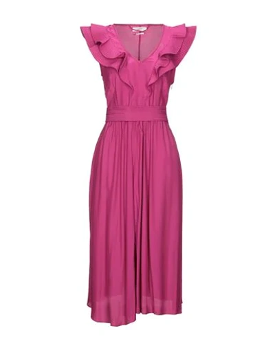 Shop Isabel Marant Étoile Marant Étoile Woman Midi Dress Mauve Size 10 Viscose, Rayon In Purple