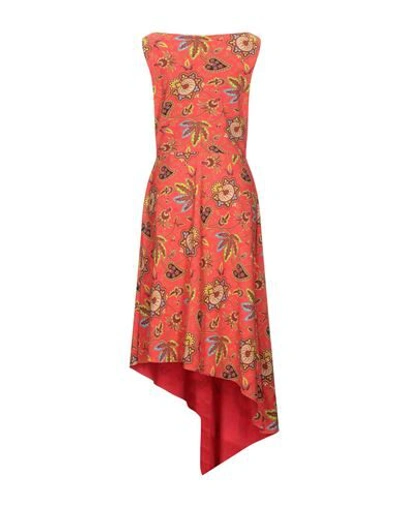 Shop Chiara Boni La Petite Robe Woman Maxi Dress Coral Size 4 Polyamide, Elastane In Red