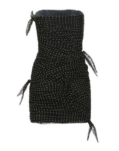 Shop Philosophy Di Lorenzo Serafini Woman Mini Dress Black Size 8 Polyamide, Polyester