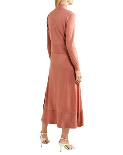 Shop Agnona Midi Dresses In Pastel Pink
