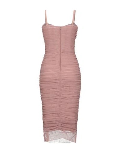 Dolce & Gabbana Midi Dresses In Pink
