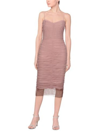 Dolce & Gabbana Midi Dresses In Pink