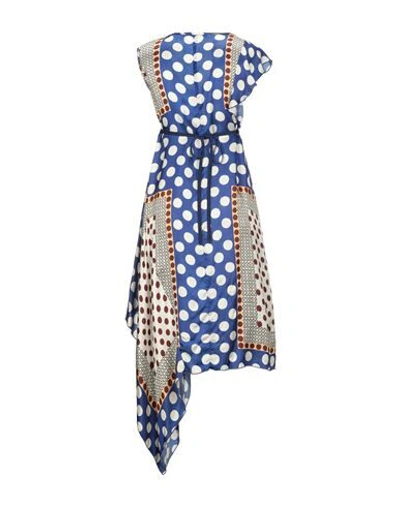 Shop 19.70 Nineteen Seventy Knee-length Dresses In Bright Blue