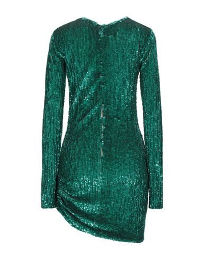 Shop Pinko Short Dresses In Emerald Green