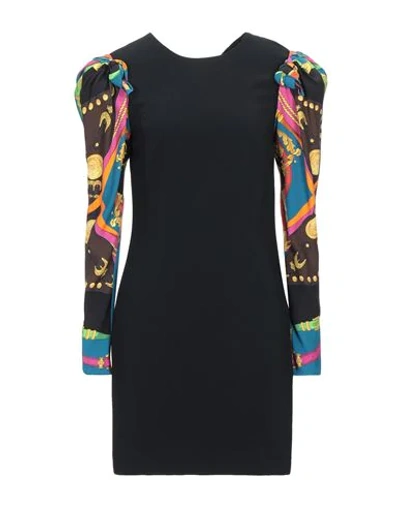 Shop Versace Woman Short Dress Black Size 4 Viscose, Elastane