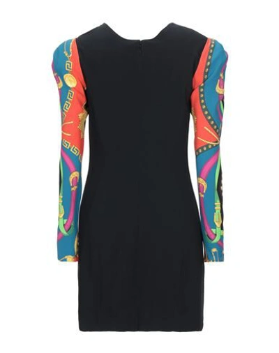 Shop Versace Woman Short Dress Black Size 4 Viscose, Elastane