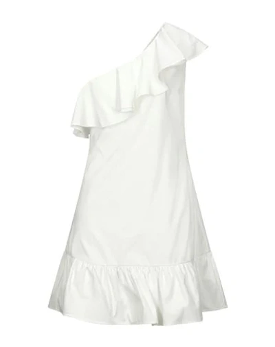 Shop Dry Lake Short Dresses In White
