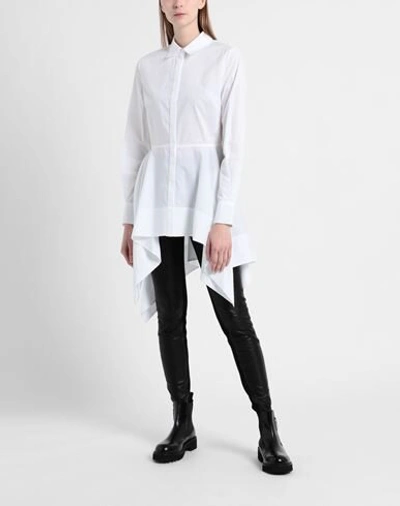 Shop Karl Lagerfeld Woman Shirt White Size 8 Organic Cotton