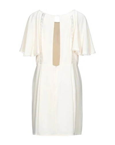 Shop Molly Bracken Short Dresses In Ivory