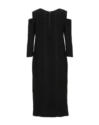 Shop Tela Knee-length Dresses In Black