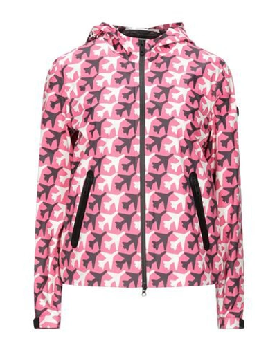 Shop Ai Riders On The Storm Jackets In Fuchsia