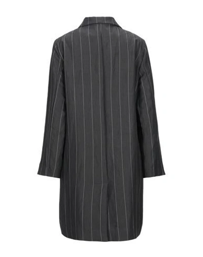 Shop Anna Seravalli Overcoats In Black